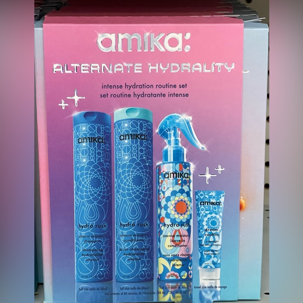 New!! Amika alternate hydrality intense hydration routine set